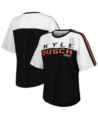 Молодёжная футболка G-III 4Her Кайла Буша Championship из чёрного хлопкового и полиэстерового композита с блёстками 11224013