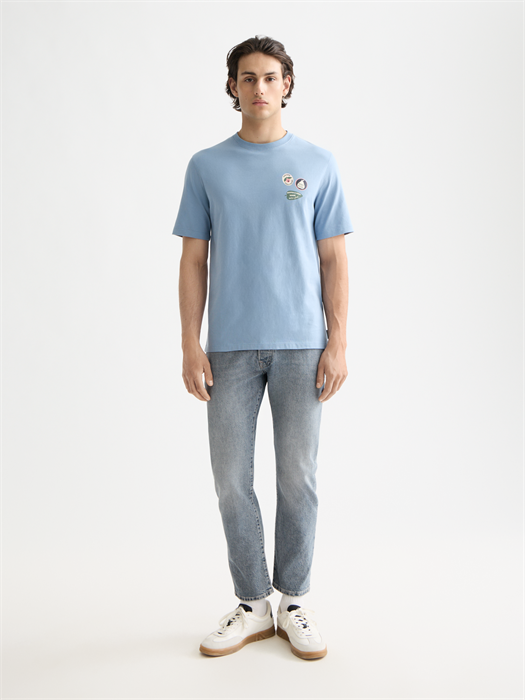 Футболка Regular-Fit с графическим дизайном на груди и спине, Scotch &amp, Soda 11177731