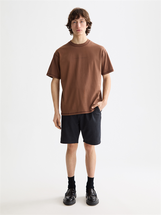 Футболка Scotch &amp, Soda с облегающим силуэтом и стильным логотипом для повседневного ношения 11177722