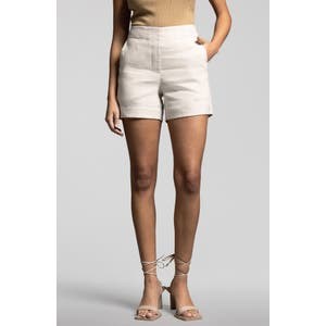 Weekend Los Angeles Шорты Luna из льняного микса с чистыми линиями, внутренняя длина 11.5 см, ширина штанины 30.5 см 10047637