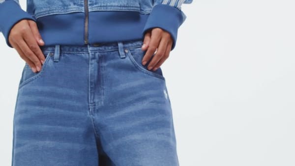 Джинсы Adicolor Denim Adilenium Pant от adidas Originals в стиле 90-х, широкие и удобные 11220922