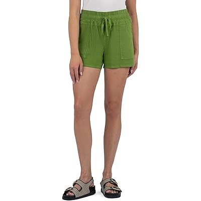 KUT from the Kloth Шорты из льняной смеси с завязками и карманами Katana, KUT от Kloth 11226790