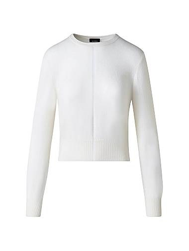 Свитер-лонгслив Akris из 100% кашемира с полосками, чистка только сухая 11013005