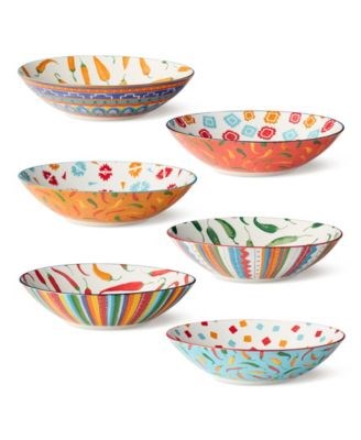 Certified International Суповые миски Caliente, 6 штук, 1.5 л, 0.45 кг 11239337