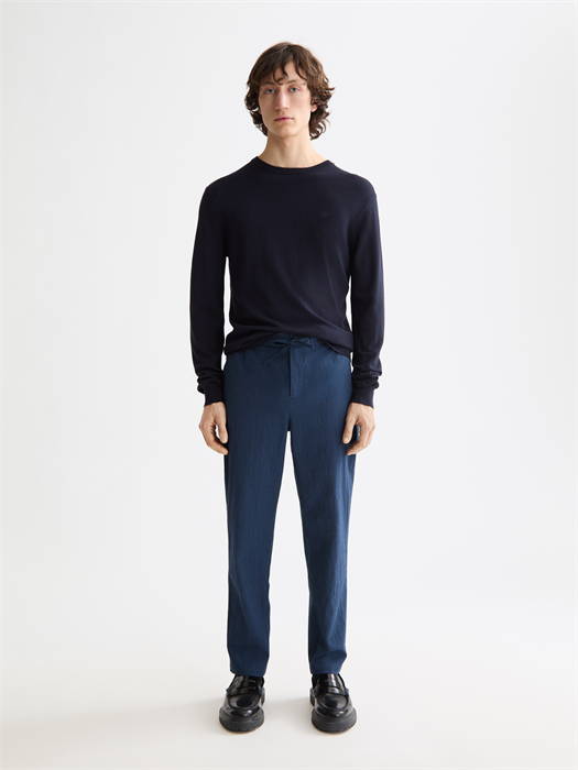 Scotch &amp, Soda Молодёжные зауженные джоггеры Finch из дышащей ткани серый с лёгким структурированным силуэтом 11177751