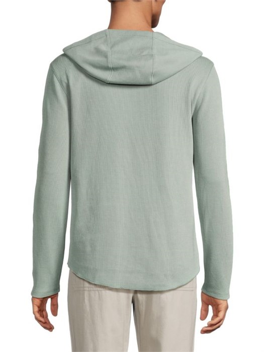 Худи Vince с капюшоном и длинными рукавами из мягкой хлопковой смеси для повседневного использования 11177986