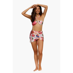 Мини-юбка Grace с драпировкой и передними рюшами от Luna B, премиум-класс, 80% полиамид, 20% лайкра 10049567