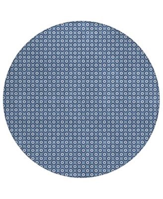 Addison Круглый ковер Chantille с цветочным узором, 8',x8',, ультратонкий, стираемый в машине, 100% полиэстер 11225562