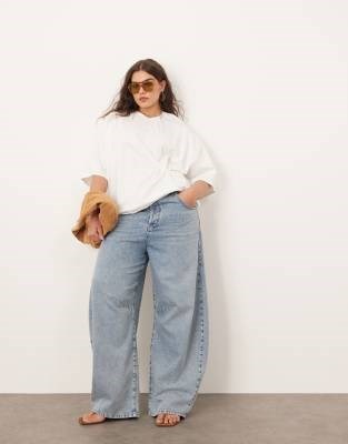 Джинсы ARRANGE Curve Sydney с узкими штанинами, высокой талией, пятью карманами и застежкой на пуговицах 11229114