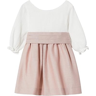 Детское платье Macab от MANGO Kids, 100% хлопок, короткое, с рюшами и регулируемой застежкой 11177584