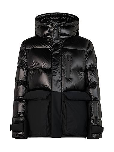 Пуховик Adams Peak от Moose Knuckles с капюшоном и нагрудными карманами, 90% утиный пух 11012712