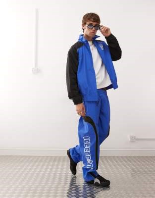 Спортивные штаны ICECREAM с логотипом, эластичным поясом и боковыми карманами на молнии 11170453