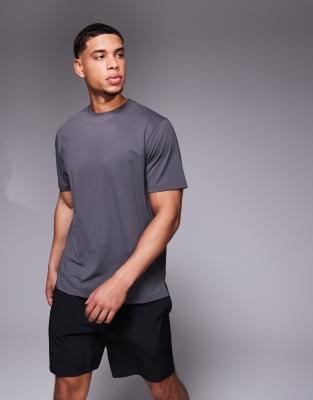 Набор из 2 тренировочных футболок 4505 Icon с быстросохнущим эффектом в кофейном и графитовом цветах 11237814