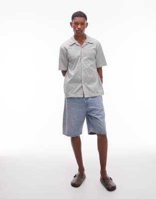 Джинсовые шорты Arket с высокой посадкой, классический крой, пять карманов 11230660