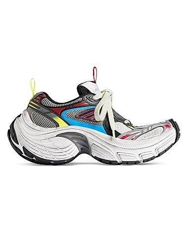 Кроссовки Balenciaga 6XL с потертым эффектом и логотипом на язычке без кожи 11167694