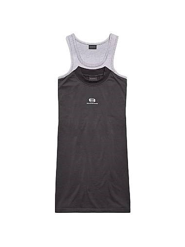 Balenciaga Молодёжная майка Unity Sports Icon с вышивкой и круглым вырезом, сделанная в Португалии 11167525