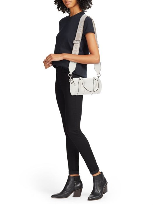 Marc Jacobs Мини-сумка-бочонок из высококачественного полиуретана с двумя ручками и регулируемым ремешком 11232138