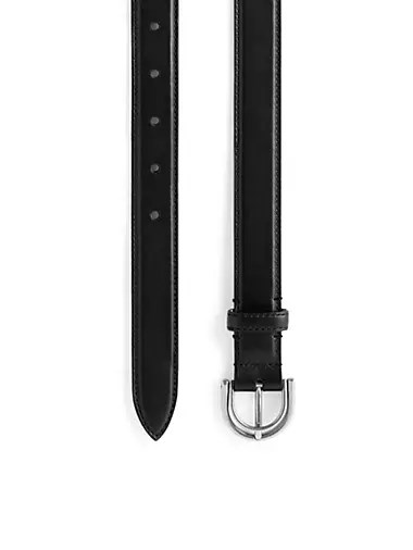 Balenciaga Ремень Rodeo из гладкой телячьей кожи 2,5 см, с пряжкой и 5 отверстиями для регулировки 10042576