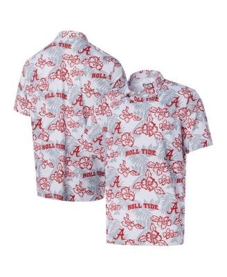 Мужское белое поло Alabama Crimson Tide от Reyn Spooner с защитой UPF и четырёхсторонней растяжкой 11223237