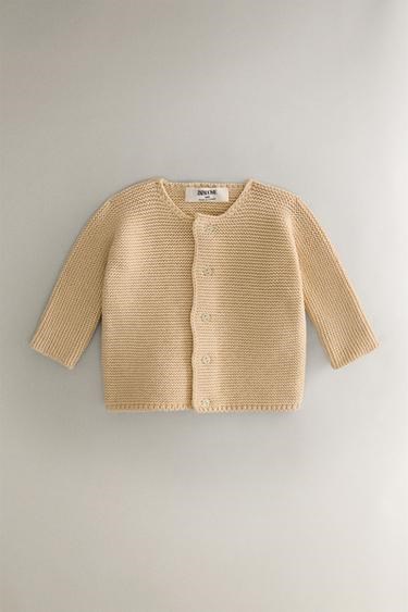 Zara Home Теплый и стильный детский кардиган с пуговицами спереди, идеален для прогулок 11235960