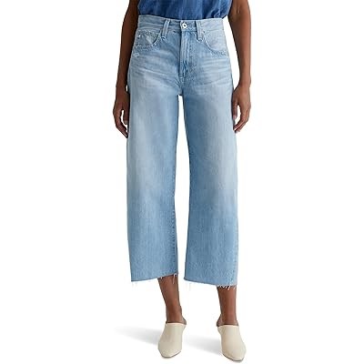 Женские джинсы Hattie High Rise Crop Barrel от AG Jeans, 100% хлопок, классическая пятикарманная модель 11232424
