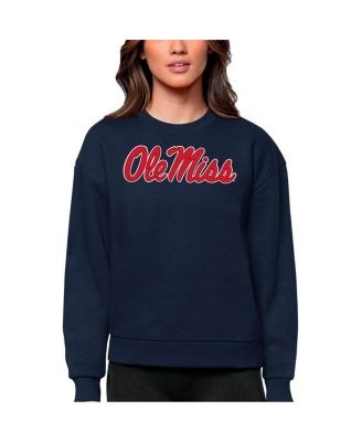 Молодежный лонгслив Antigua Ole Miss Rebels Victory с вышивкой и комфортной посадкой, идеален для теплой погоды 11225540