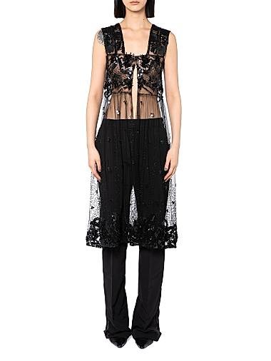 Топ Wake Ommin из коллекции 16Arlington с квадратным вырезом и декоративной вышивкой 11165551