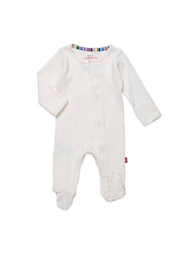 Комбинезон Love Lines от Magnetic Me из ультрамягкого хлопка с длинными рукавами и магнитной застёжкой. 11165431