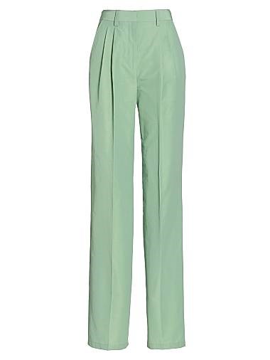 Брюки O',Connor от Aknvas: широкие, с завышенной талией, 60% хлопок, с карманами и застежками 11164267