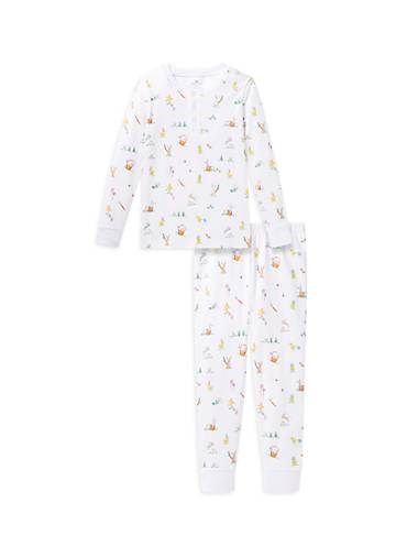 Детский пижамный комплект с ярким пасхальным принтом от Petite Plume, 100% хлопок, лонгслив 11169513