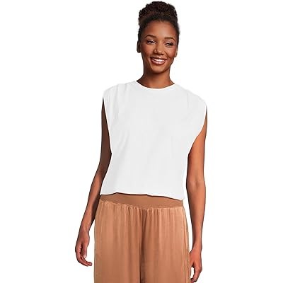 Майка Michael Stars Luca Bubble из 100% хлопка с легким расклешением 11177707