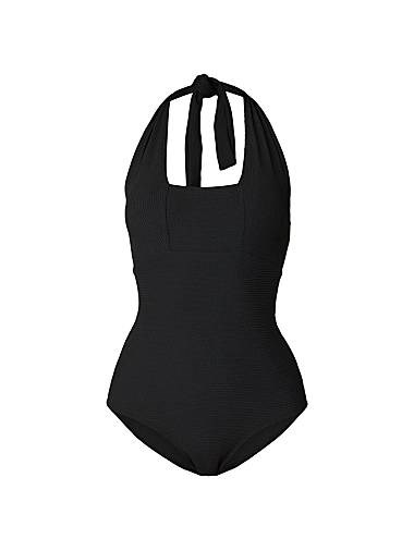 Однотонный купальник Shoshanna для молодежи с квадратным вырезом и открытой спиной, 92% нейлон, 8% спандекс 10049059