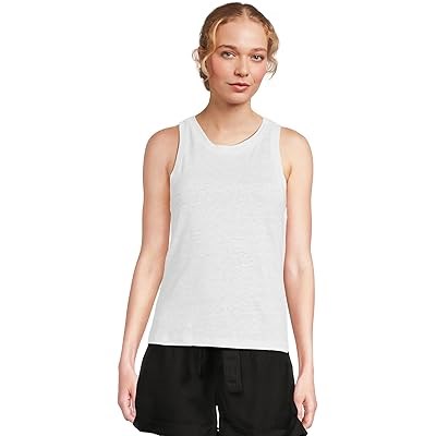 Женская льняная майка без рукавов Sanctuary с круглым вырезом, 100% лен, классический дизайн 11227255