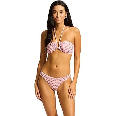 Модные низкие плавки Mala от Seafolly с принтом, 85% нейлон, 15% эластан 11237608