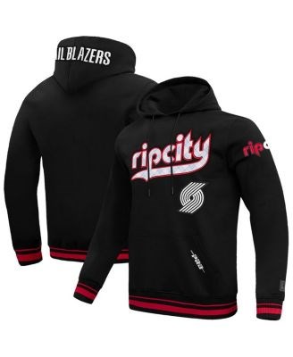 Pro Standard Худи мужской Portland Trail Blazers 2024/25 City Edition чёрное с объёмной вышивкой 11223670