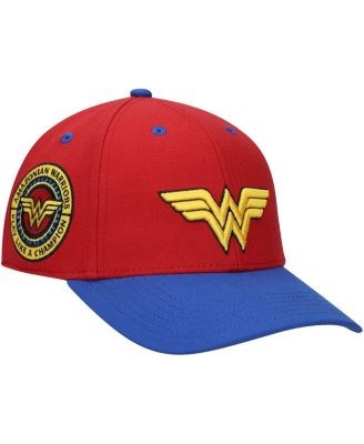 Lids Кепка красного цвета для мальчиков и девочек с логотипом Wonder Woman, регулируемый размер 11173770
