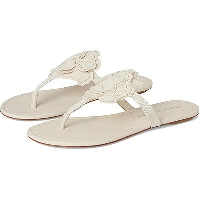 Сандалии Rio T-strap от Stuart Weitzman с кожаной стелькой и изысканным дизайном 11226428