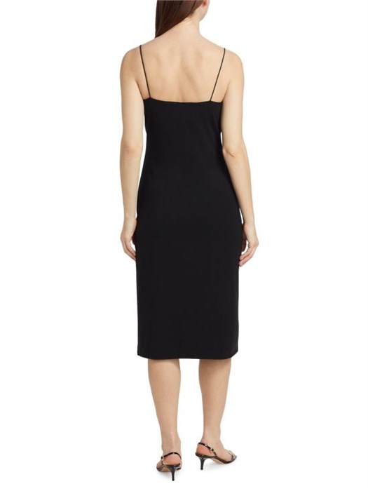 Reformation Платье миди Pavia с квадратным вырезом и боковым разрезом из 90% модала и 10% спандекса 11024810