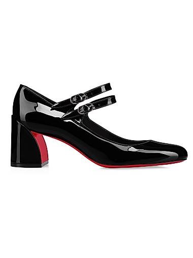 Туфли из лаковой кожи Miss Jane 55 с модным блочным каблуком от Christian Louboutin 11164501