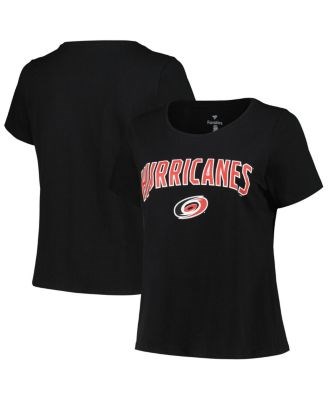 Женская футболка Profile с логотипом Carolina Hurricanes, 100% хлопок, короткий рукав 11223263