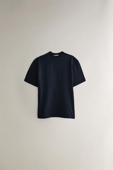 Футболка из хлопкового джерси с коротким рукавом от Zara Home 11229679