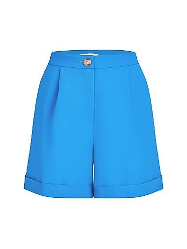 Шорты Halston Lennon из струящегося крепа с высокой талией и карманами 11165063