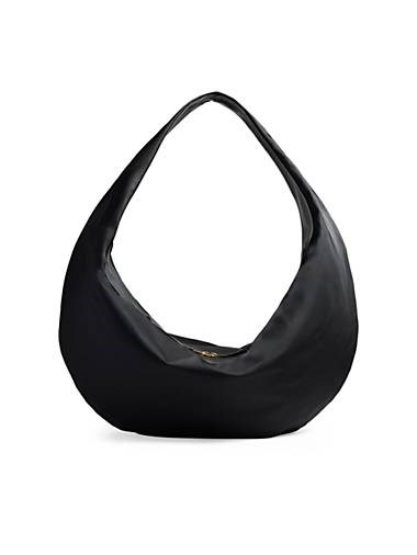 Khaite Сумка-хобо Extra Large Olivia из нейлона с кожаной отделкой и двойной молнией 11167266