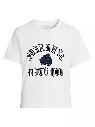 Second/Layer Футболка Baby Baggy из мягкого хлопка с короткими рукавами и круглым вырезом, произведённая в Португалии 10049426