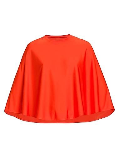 Топ с рюшами свободного кроя Fluid от Stella McCartney, 100% вискоза, сделано в Италии 11164934