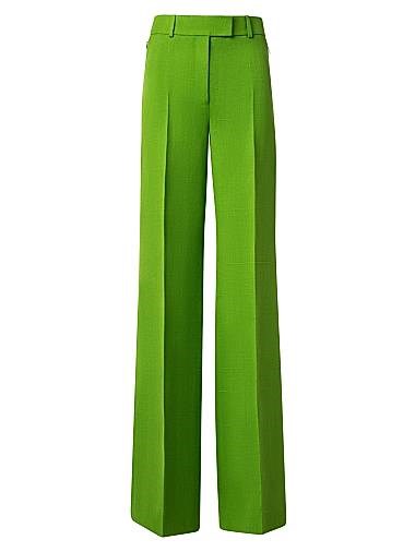 Широкие брюки с высокой посадкой Fior от Akris с молниями и поясными петлями, 57% вискоза, 43% шелк 11168656