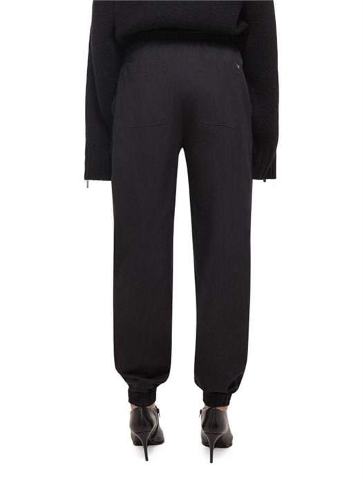 Брюки Helmut Lang Zoot из смеси хлопка с карманами и заведомо зауженным кроем, поясом на шнурке 11225593