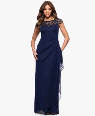 Элегантное платье-футляр макси с вырезом лодочкой от Xscape для формальных мероприятий 11231516