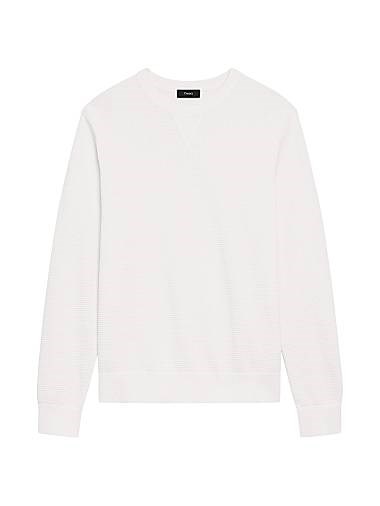 Лонгслив Myhlo с круглым вырезом из 100% хлопка от Theory, с вязаным краем 11166852