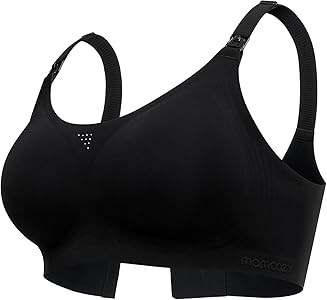 Бесшовный бескаркасный бюстгальтер для кормления Momcozy с поддержкой Jelly Strip, 53% нейлон, 47% спандекс 11281675